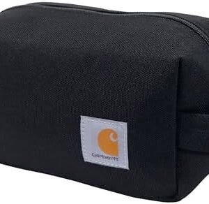 Carhartt, Durable Toiletry Organizer Bag, Travel Kit (Black), One Size