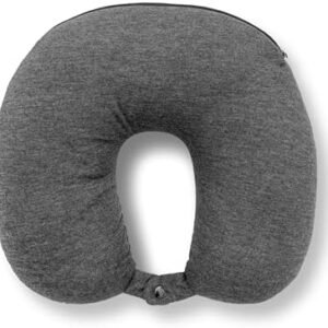 Travelon 2-in-1 Convertible Travel Pillow, Gray, 13 x 8.5 x 3.5